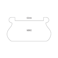 85x42 BR4 Bottom Rail - Bungalow & Villa