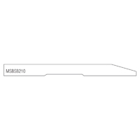 Short Bevel Bungalow Skirting 210mm x 18mm