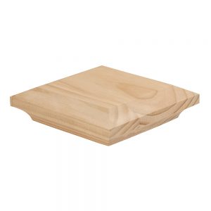 Plain Postcap 112x112mm H3.2 Pine