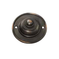 Traditional Bell Press Antique Copper 75mm