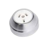 Federation Series Satin Chrome Socket - Black Face