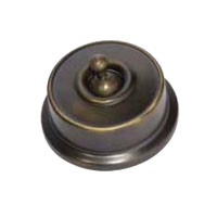 Federation Series 2 Way Switch Antique Brass