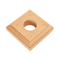 Bungalow Switch Block - Rimu Single Square Block